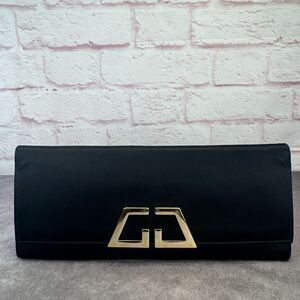 Gucci Tom Ford Large Satin Clutch Black